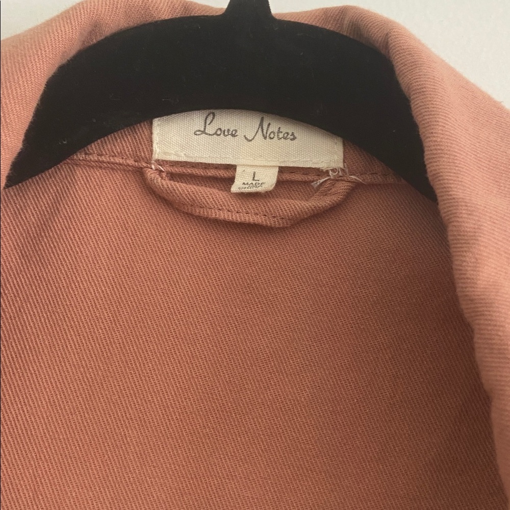 Love Notes Women's Terracotta Utility Jacket - Picture 2 of 4